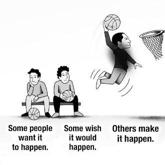 Menginginkan, Berharap, Terjadi