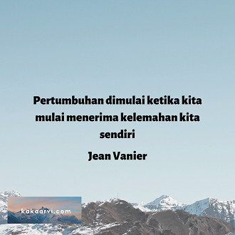 Bertumbuh Besar Ketika Sadar Kelemahan